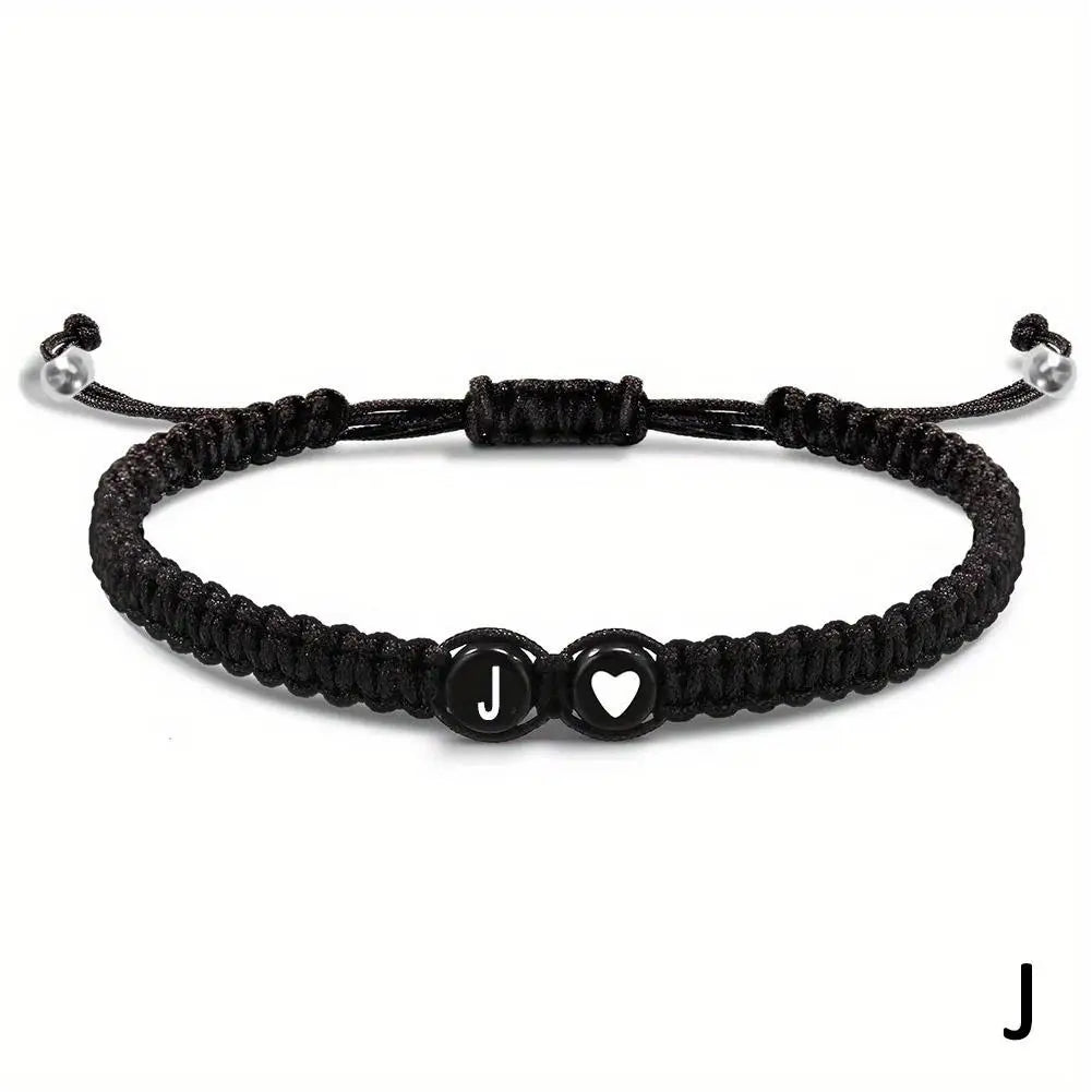 Pulsera de Inicial Personalizada con Corazón