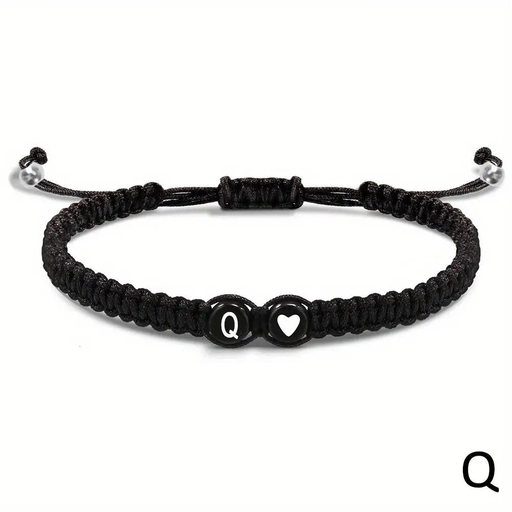 Pulsera de Inicial Personalizada con Corazón
