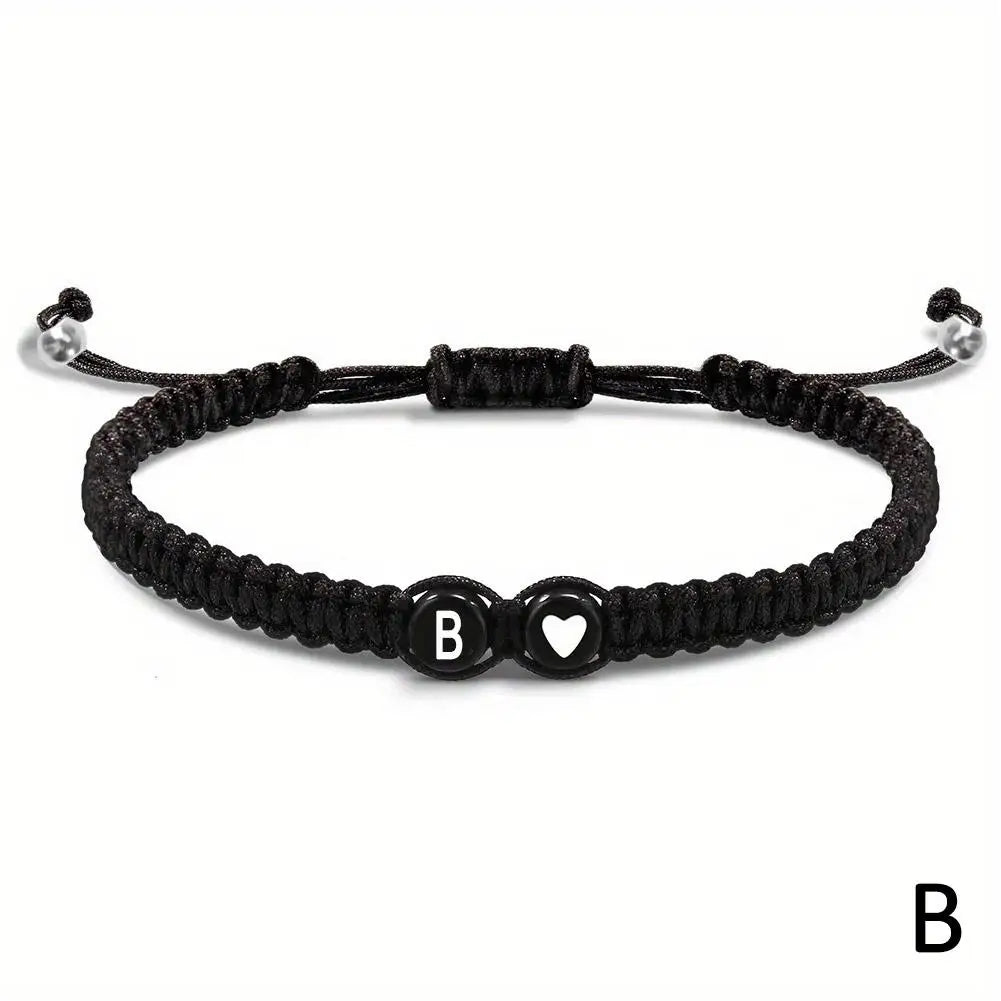 Pulsera de Inicial Personalizada con Corazón